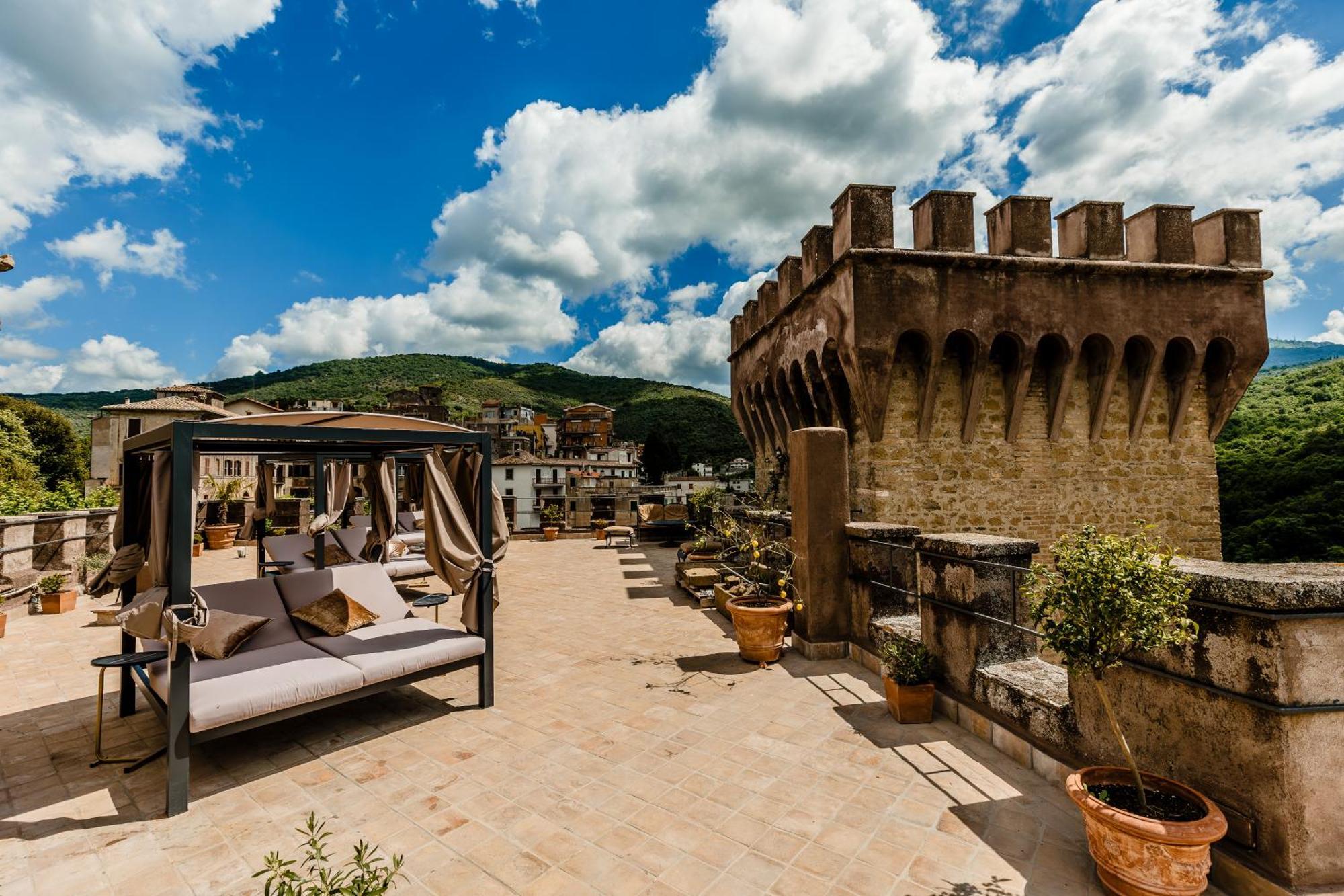Castello Brancaccio Hotel San Gregorio da Sassola Buitenkant foto